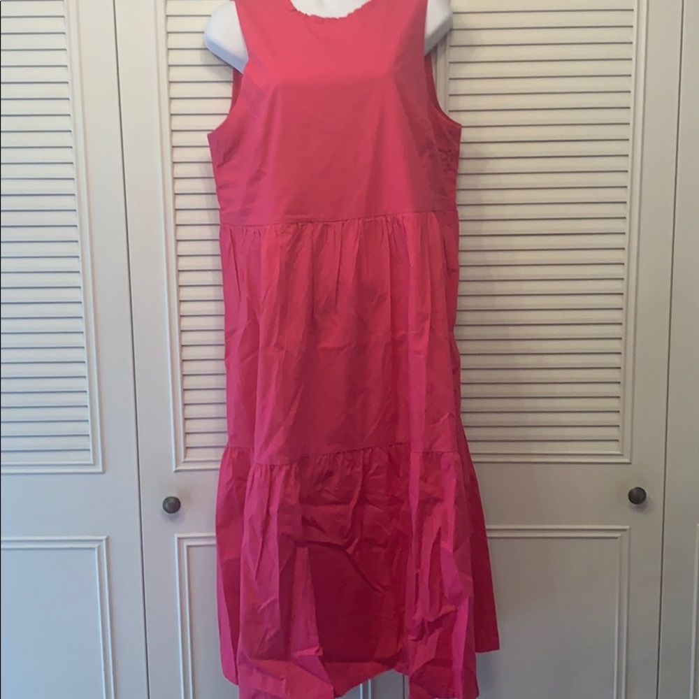 J.Crew Sleeveless tiered dress